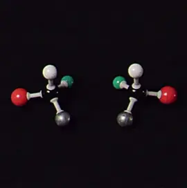 A chiral molecule has two forms called enantiomers (left or right hand version) Chilarity in chemistry is especially important in medicine. A small change can be the difference between harmful or helpful drug. What I find most interesting is that most of life is left handed, but make it identical but in a different order can cause extremely different effects. #Science #chemistry #biology #organicchemistry #hands