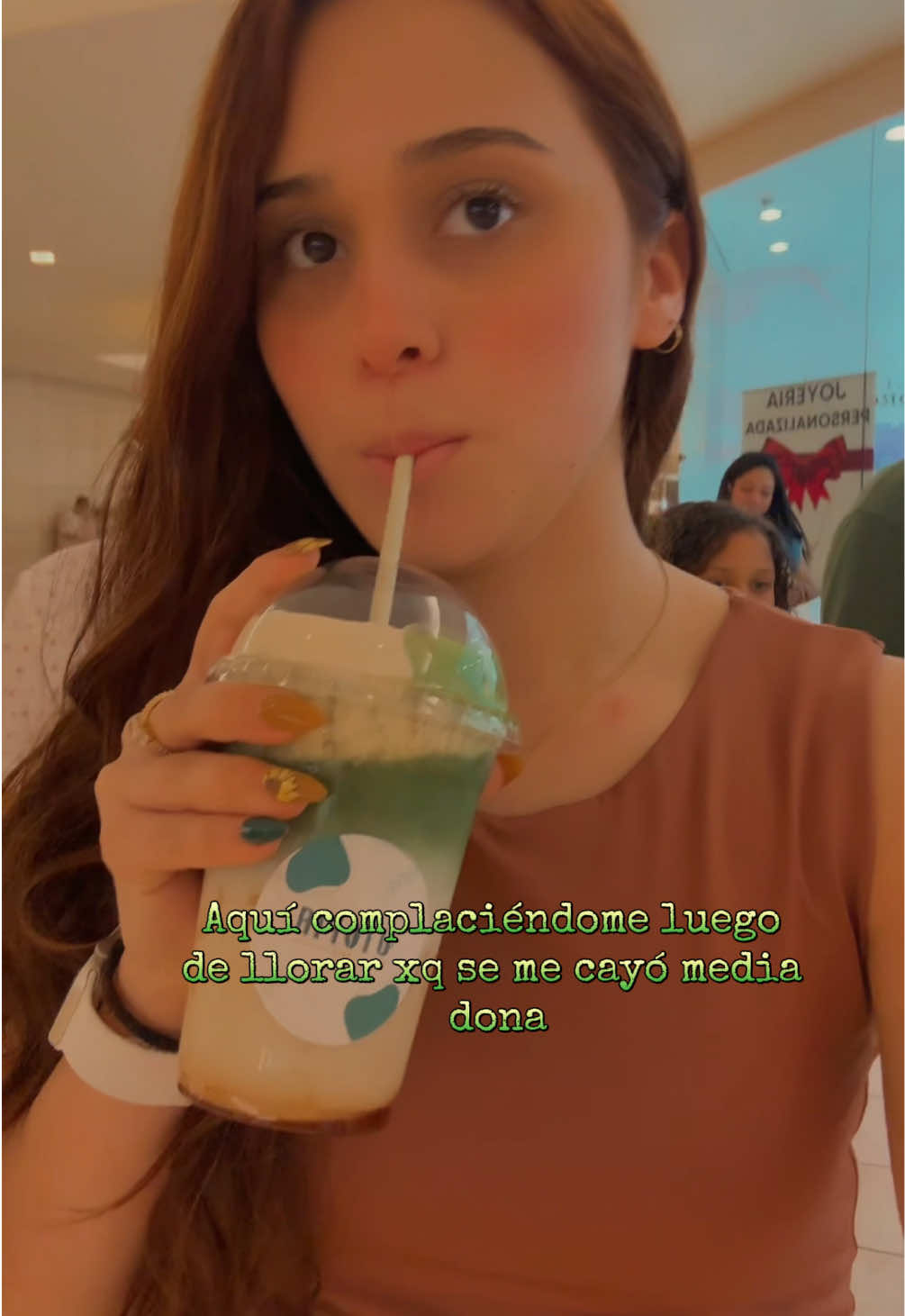 No es broma #matcha #dona #fyp 