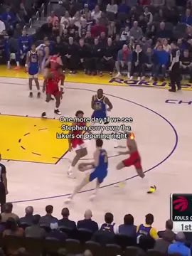 Stephen Curry Is About To Own The Lakers On Opening Night 🔥 #NBA #stephencurry #stephencurry30 #warriors #lakers 