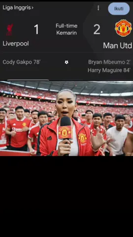 LIVERPOOL 1 - 2 Manchester united. King Emyu Butuh lawan yang sepadan #manchesterunited #liverpool #viralvideo #fyp 