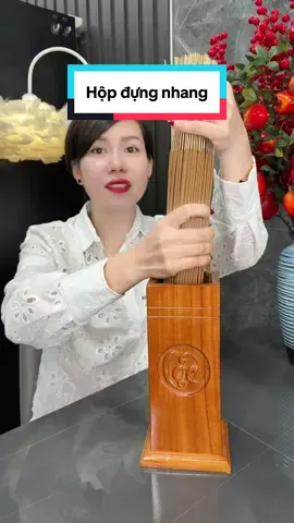 Hộp đựng nhang mẫu hoa sen đục chữ Phúc Lộc Thọ #xh #viral #ongdungnhang #ongdungnhangbanggo #cindythuytichcuc