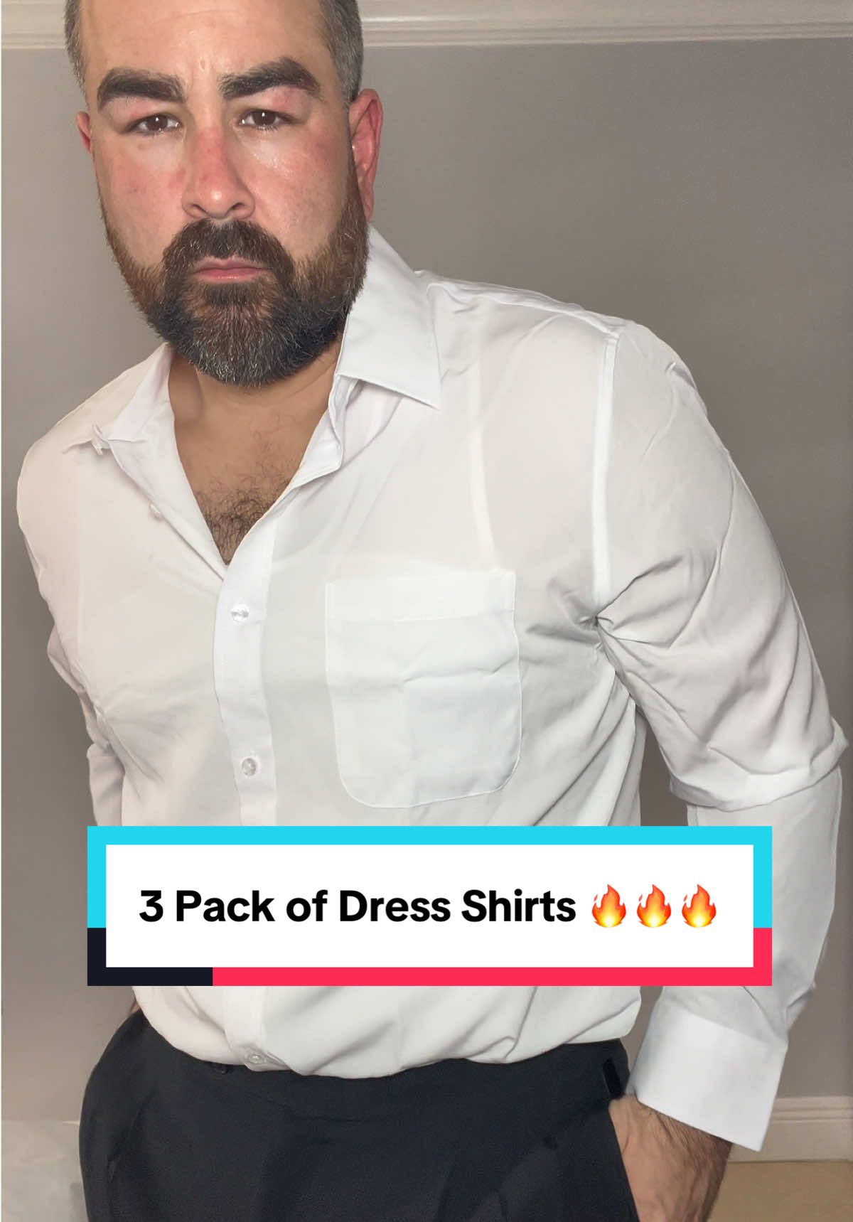 3 Pack for the price of 1 🤯🔥🔥🔥 #dressshirts #fyp #fashion #viral #sale 