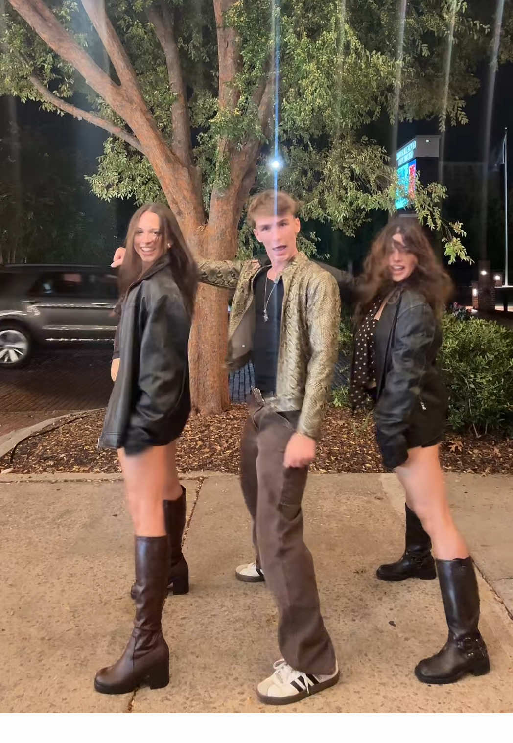 can you tell we were captains of dance team once @Jesse James @asiram #foryou 