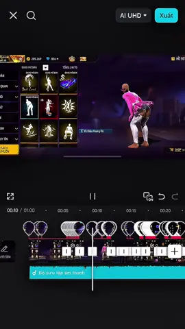 Hậu trường edit motagame bachi #sangtaofreefire #freefire #xh #capcut #editfreefire 