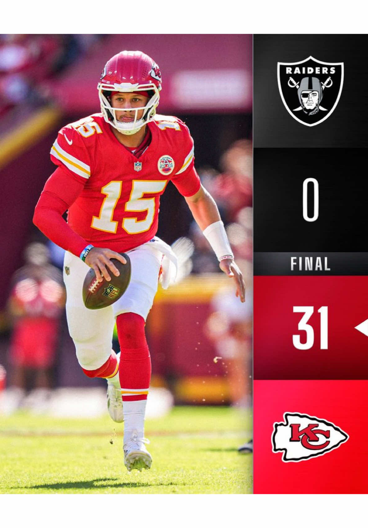 Las Vegas Raiders vs. Kansas City Chiefs Game Highlights | NFL 2025 Season Week 7 #fyp #nflhighlights #lasvegasraiders #kansascitychiefs #raidersvschiefs 