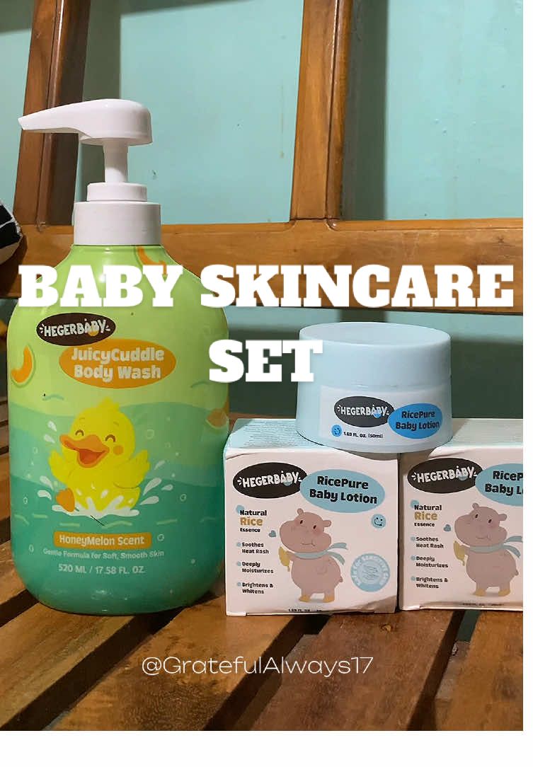 Pinaka sulit na skin care set na nabili ko para sa anak ko❤️😍#fyp #skincareforbaby #babyskincare #hegerbabypurericebabylotion #hegerbabybodywash @HEGERBABY official @Hegerbaby_ph @Hegerbaby @hegerbabycare.ph 
