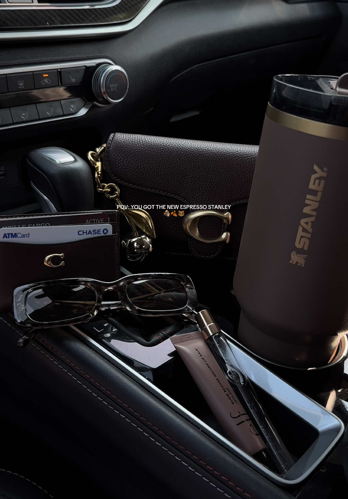 Literally my favorite 🍂🐻 #fyp #fallmusthaves #fallaesthetic #coachbag @Stanley Brand @Coach