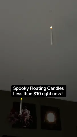 Magic floating flameless candles! Get yours now! #spooky #floatingcandles #magic #illusion #tiktokshop 