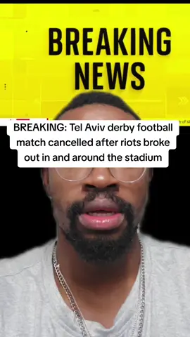 BREAKING: Tel Aviv derby football match cancelled after riots broke out in and around the stadium Antisemitic Israeli police turning Israel into a no-go zone for Israeli football fans who are also antisemitic for attacking other Israelis. Am I doing the propaganda correctly? #telaviv #keirstarmer #astonvilla #isreal #birminghamuk 
