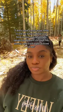 You’ll believe what a bunch of men collectively said instead of believing what God put in front of you. Nature is peace, love, nurturing and all things reflective of its creator. He will find you directly in his creation #nature #christiantiktok #christianity #Godislove #Godisinnature 