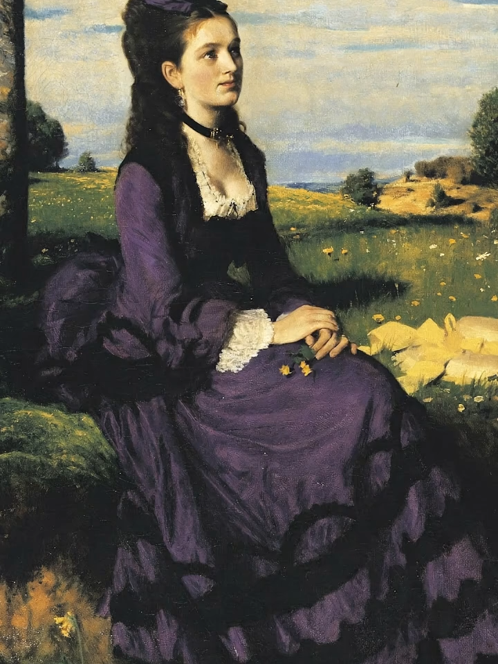 Lady in Violet (1874) 