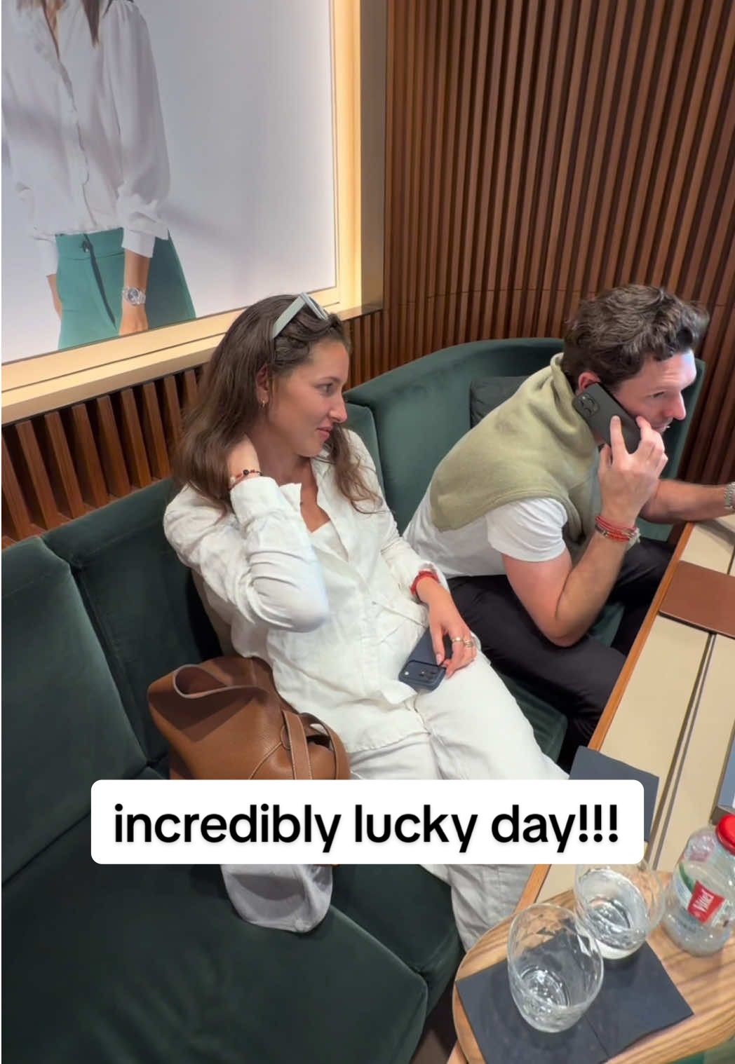 What would you say is the No.1 luckiest thing from today??  #cannes #rolex #cartier #luckyday #virginvoyages 