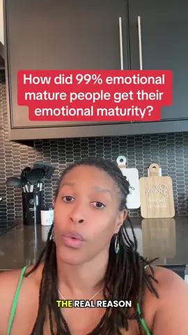 How did 99% of emotional mature people get to be emotionally mature? We were raised to be! #emotionalintelligence #bringtheheat🔥 #angelsspeaking #healingtrauma #agilemindset 
