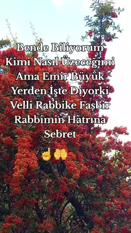 Rabbimin Hatrına Sabret☝️🤲🤲🤲🤲