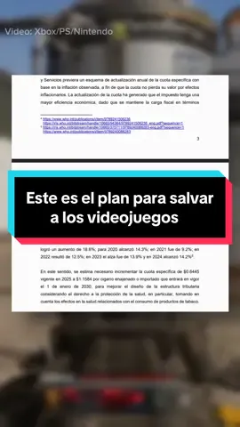 Damas y caballeros este es mi plan hasta ahora, no tenemos mucho tiempo #elgamingsalva #xbox #playstation #nintendo #videojuegos México pone impuesto a videojuegos