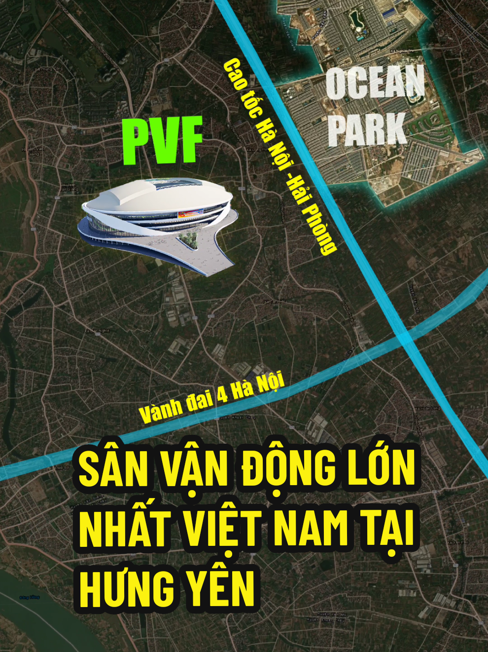Hưng Yên đón tin vui khi sân vận động lớn nhất Việt Nam đã được khởi công tại xã Nghĩa Trụ tỉnh Hưng Yên vào ngày 19/10/2025. Sân vận động PVF nằm trong tổ hợp thể thao Công an nhân dân có diện tích 55.000 m2 với 60.000 chỗ ngồi vượt qua 40.000 chỗ của sân vận động Mỹ Đình. Sân được thiết kế mái vòm có thể đóng mở hoàn toàn tự động, vượt chuẩn quốc tế cho các sự kiện thể thao lớn như Olympic, ASIAD, World Cup... giúp quảng bá hình ảnh Việt Nam ra thế giới. Bạn nghĩ sao về điều này, hãy để lại bình luận của bạn cho mình nhé!