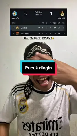 Pucuk dingin nich🥶 cie sebelah longsor🤣 #realmadridfc #barcelona #laliga @Rezqimansur 