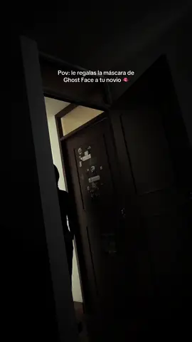 Lo convencí jaja #lima #ghostface #halloween 