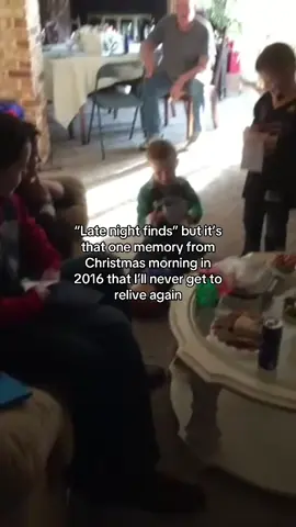 “Easy don’t rip them” was my grandpa who passed away in 2022. What I would do to relive this moment and see him again. #christmas #christmasnostalgia #2016 #fyp #xmas 