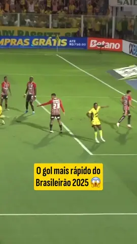 O GOL MAIS RÁPIDO DO BRASILEIRÃO 2025! 😱 Aos 35 segundos, Alesson abre o placar para o Mirassol no primeiro lance do jogo. #UOLesporte #Brasileirão #Mirassol #SãoPaulo #tiktokesportes 