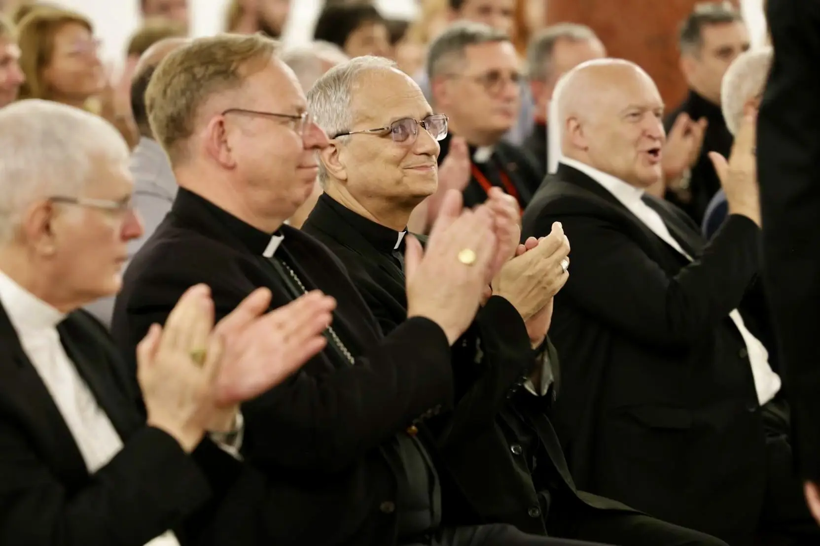 Cardinal Robert Prevost, Prefect of the Dicastery for Bishops, attended the 2024 Council of the European Bishops’ Conferences (CCEE) in Serbia. He celebrated Mass at the Cathedral of the Blessed Virgin Mary and attended a concert of film music held in celebration of the 100th anniversary of the Archdiocese of Belgrade. (Belgrade, June 25, 2024)