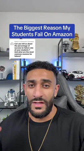 Replying to @inCosmos The biggest reason my students fail selling on Amazon FBA  #amazonfba #amazonseller #sellonamazon #ecommerce #business 
