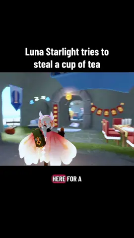 Luna Starligh tries to steal her friend’s tea #skychildrenofthelight #SkyCreatorTroupe #meme #lunastarlight #skycotl 