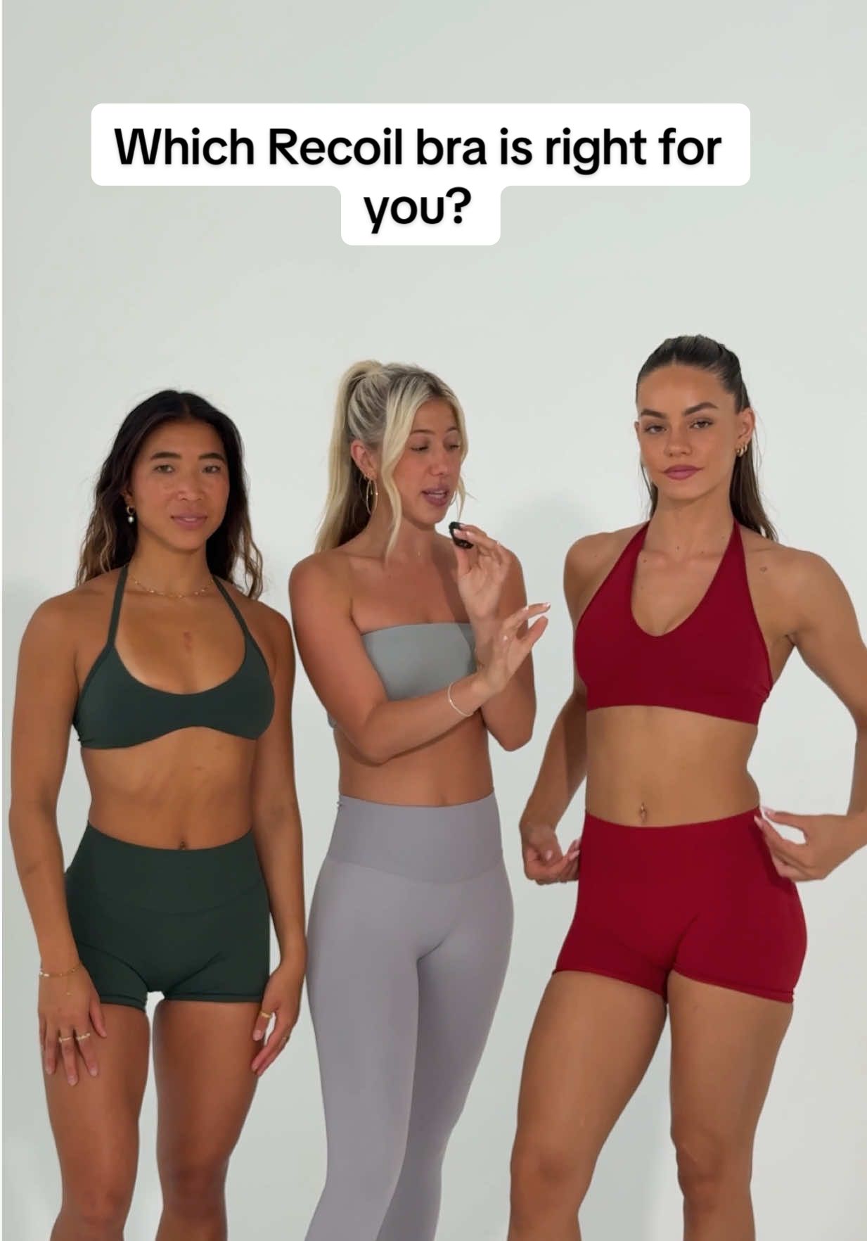 We have you sorted with our Recoil Bralette and Recoil Halter Crop 🤌🏼