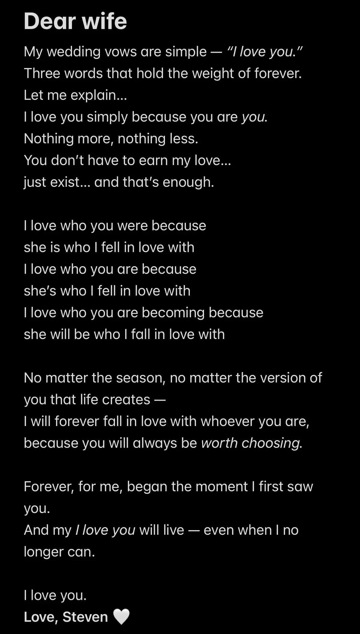 #Love #fyp #marriage #lovingtrauma #wife 