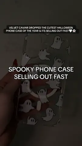 🤍👻 #velvetcaviar #phonecase #halloween #creatorsearchinsights 