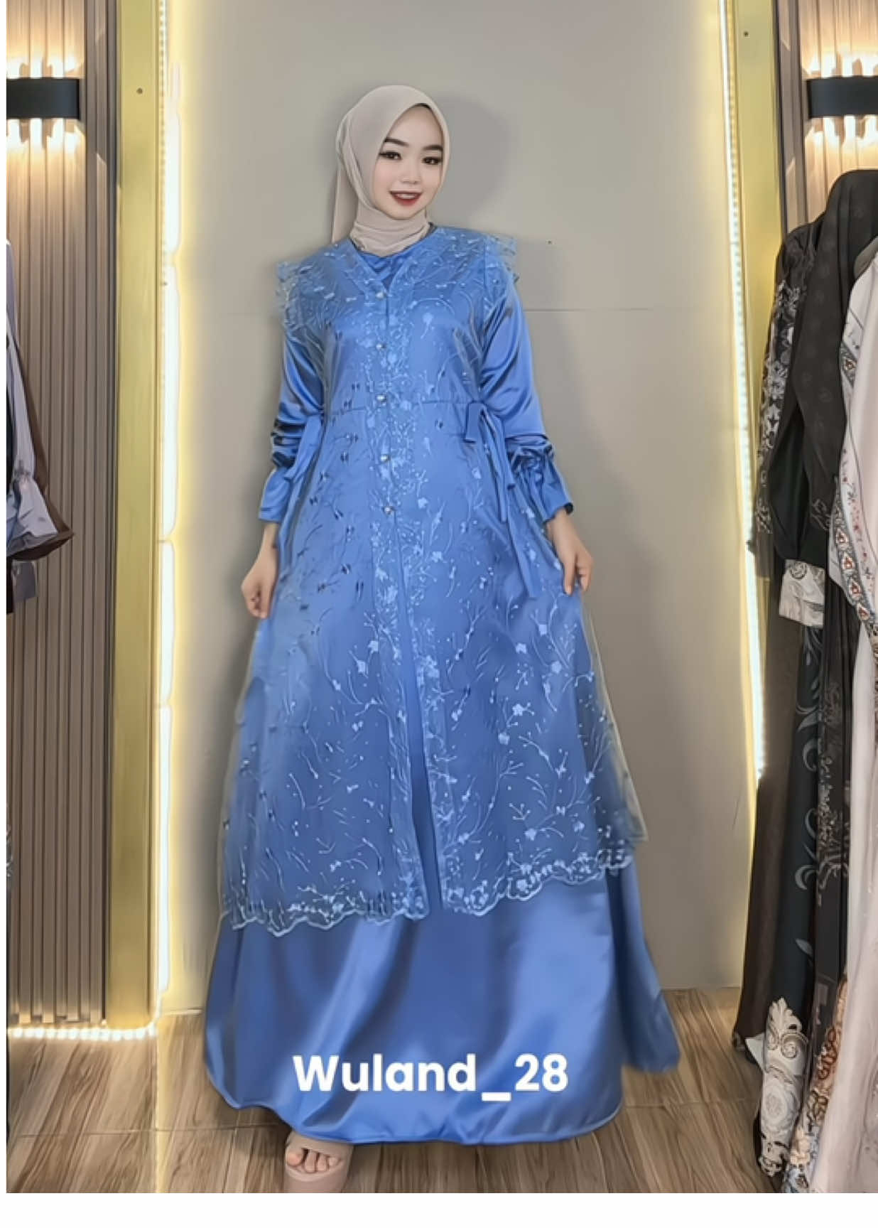 Jasmine sarimbit couple buat lebarannya beb 😻💕 #dress #couple #sarimbit #lebaran2026 