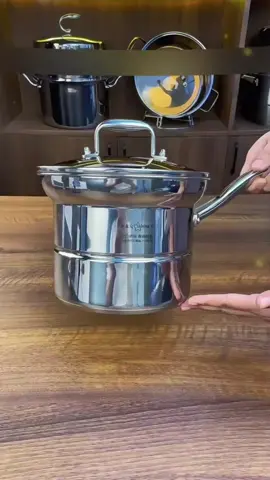 Deep frying set multifunctional Deep frying with strainer and steamer  #deepfryer  #deepfryerset multifunctional  #stainlesssteel Deep fryer 