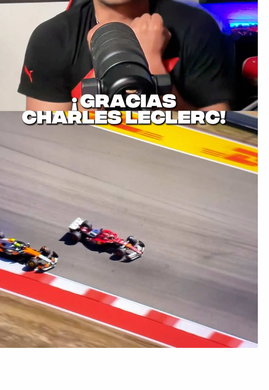 🛡️La DEFENSA de Charles Leclerc en Austin #f1 #formula1 #leclerc #charlesleclerc #usgp 