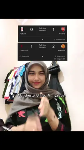 Khusus tadi malam jd fans MU sepenuhnya😂 #arsenal #manchesterunited #PremierLeague #football #fyp 