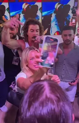 Influencer Tammy Hembrow has declared she is officially in her “dating era”, but her latest dancefloor move might not have been the best start. The 31-year-old Gold Coast entrepreneur was seen attempting to dance with musician Kelli Holiday, the onstage alter ego of Adam Hyde, during a TikTok event at SXSW Sydney this week. Hyde is currently in a long-term relationship with Queensland TV personality and podcaster Abbie Chatfield, and the song he was performing at the time, Dancing 2, was written about her. Neither Hembrow nor Hyde have publicly commented on the incident, although many who witnessed the exchange described it as a “cringe” moment. Read more in this week's edition of the Scoop. #entertainment