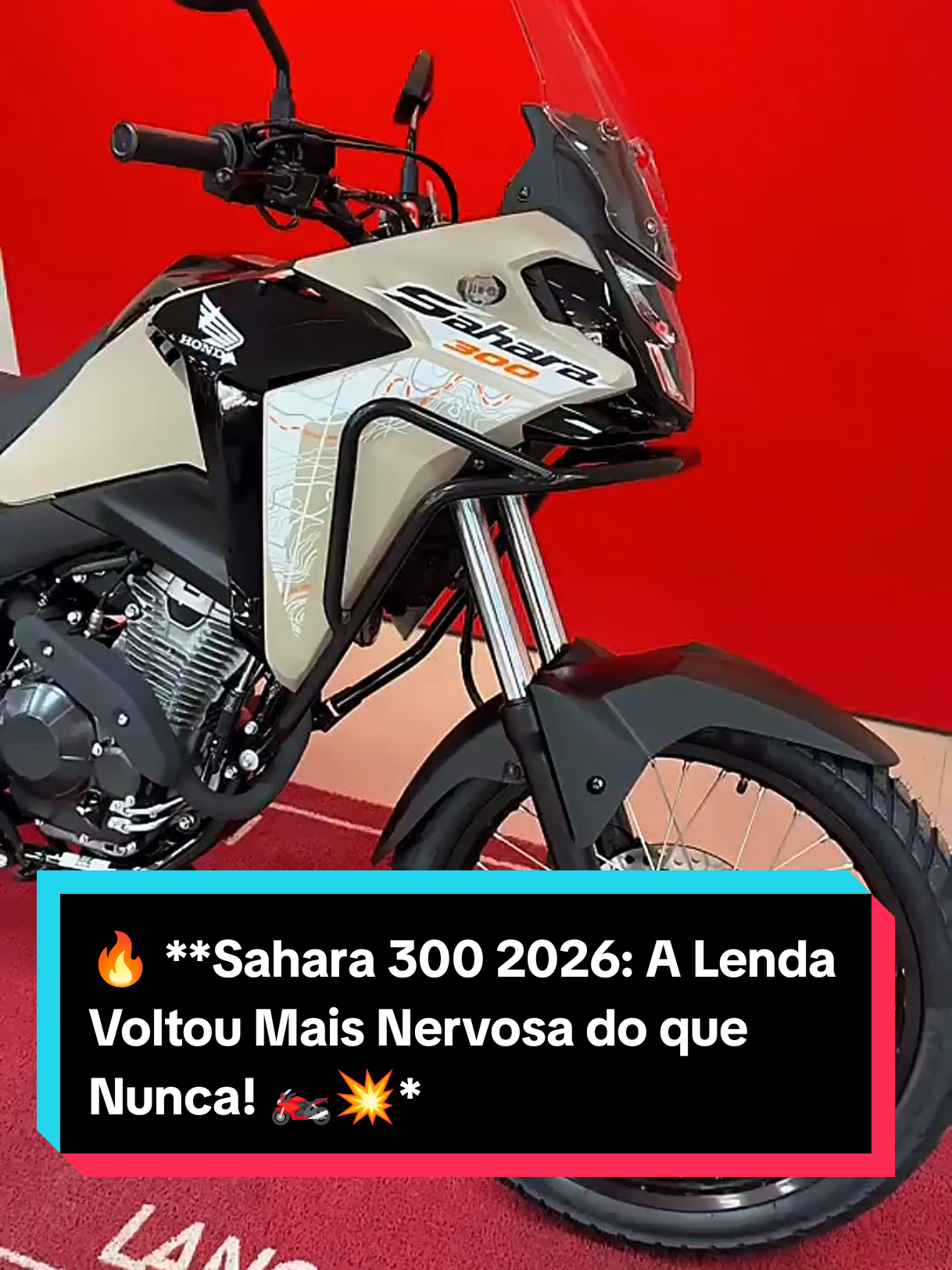 🔥 Sahara 300 2026: A Lenda Voltou Mais Nervosa do que Nunca! 🏍💥 #sahara #sahara300 #sahara2026 #moto #adventure 