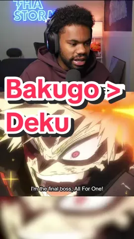 Deku still has time to keep leveling up but I’m putting Bakugo at number one right now #bakugo #myheroacademia #deku 