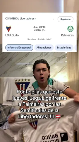 Cada vez falta menos !!!! 🇦🇹 Vamos Liga !!!! 🙏🏻⚽️🇦🇹 @LDU Oficial #fonsefutbol⚽️🇪🇨 #ldu #ligadequito #lduquito #ldu 