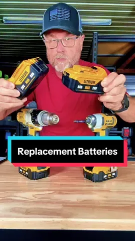 8.0Ah Replacement Batteries 20V Non OEM #batteries #replacementbatteries #tiktokshopcreatorpicks 