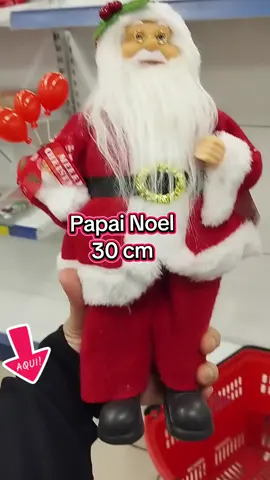 Papai Noel 30 cm, perfeito para sua decoração de natal. Aproveita o preço do tiktokshop.  #dicasdenatal #nataltachegando #ideiasdenatal #tiktokshop #enfeitesdenatal 