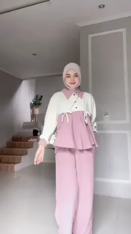 Gemes bgtt setelannyaa💗😚 #oneset #onesetkekinian #onesetlucu #ootdhijab #outfitideas 