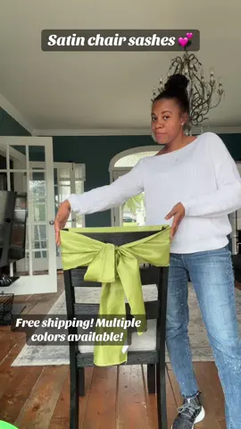 Perfect for your wedding or party decor 🥰 #chairsashes #partydecor #weddingdecor #tiktokshopcreatorpicks #tiktokshopblackfriday 