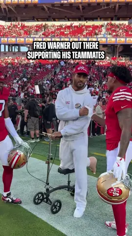 glad to see he’s in good spirits 🥹 #nfl #fredwarner #sanfrancisco49ers 