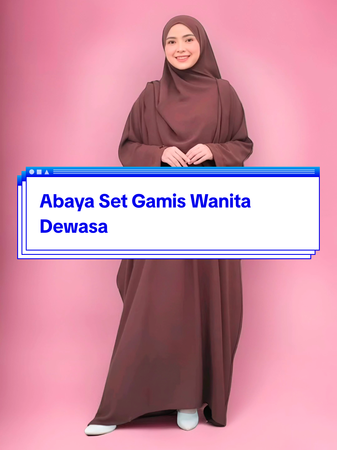 Abaya Set Gamis Wanita Dewasa #gamis #fypシ゚ 