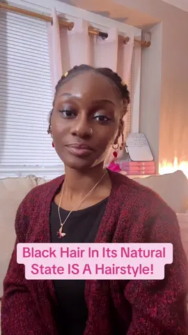 It’s just a little sad to me that some of us don’t see natural hair as a worthy hairstyle by itself 💔 it absolutely is & is so gorgeous! You don’t need weave to enjoy your hair, let your natural state be enough ❤️ #naturalhair #4chair #blackhair #fyp #fy 