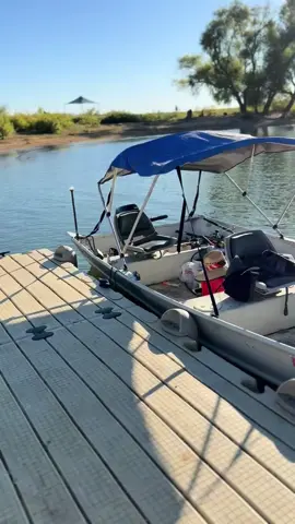 🔥First trip on the Jon boat 🔥🤙 watch what I do with this one 👀 new build coming soon 🎥🎣🔥#fyp #jonboat #hangkai12hp #lake #fishing 