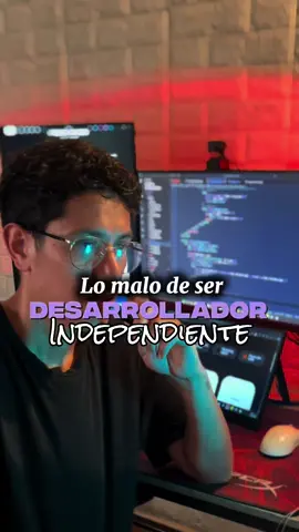 Lo malo de ser Desarrollador independiente #webdeveloper #softwareengineer #freelancer #programador 