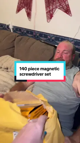 140 piece magnetic screwdriver set with organizer. #Tools #Men #Garage #TikTokShopBlackFriday #Screwdriver @Horusdy 