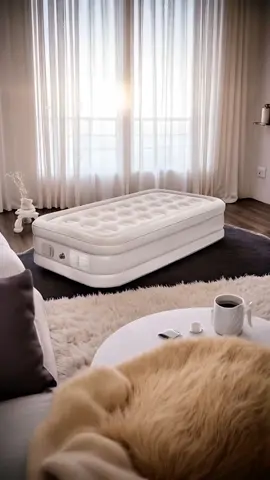 【Quà Máy Bơm Điện+Gối】Nệm Hơi tự bơm #nemhoi #demhoi #xuhuong 