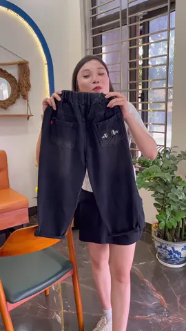 Quần jean đen chất mềm nhũn luôn 